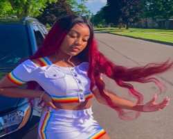 Semaj promotes Mr. Badd's hairstylist and Donmily hair through her Instagram.  She also loves to do experiment with her hair and often colors them in 